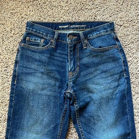 Old Navy Men’s straight leg jeans size 26 x 28 - Picture 2 of 6